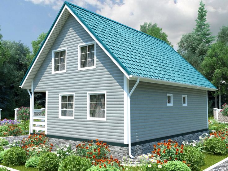 Как выбрать проект двухскатного каркасного дома для своей семьи