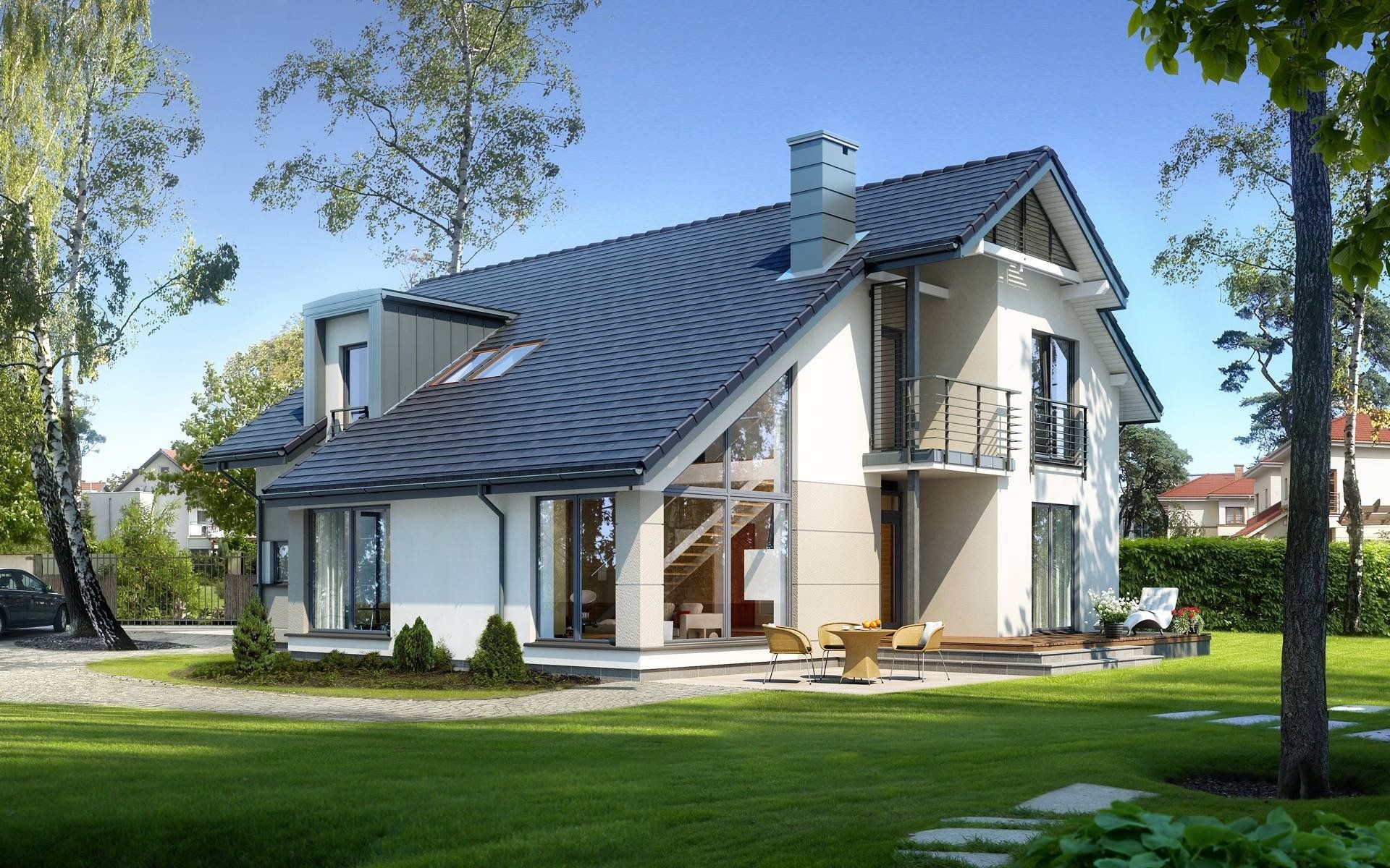 Преимущества дома с мансардой: экономия пространства и стиля