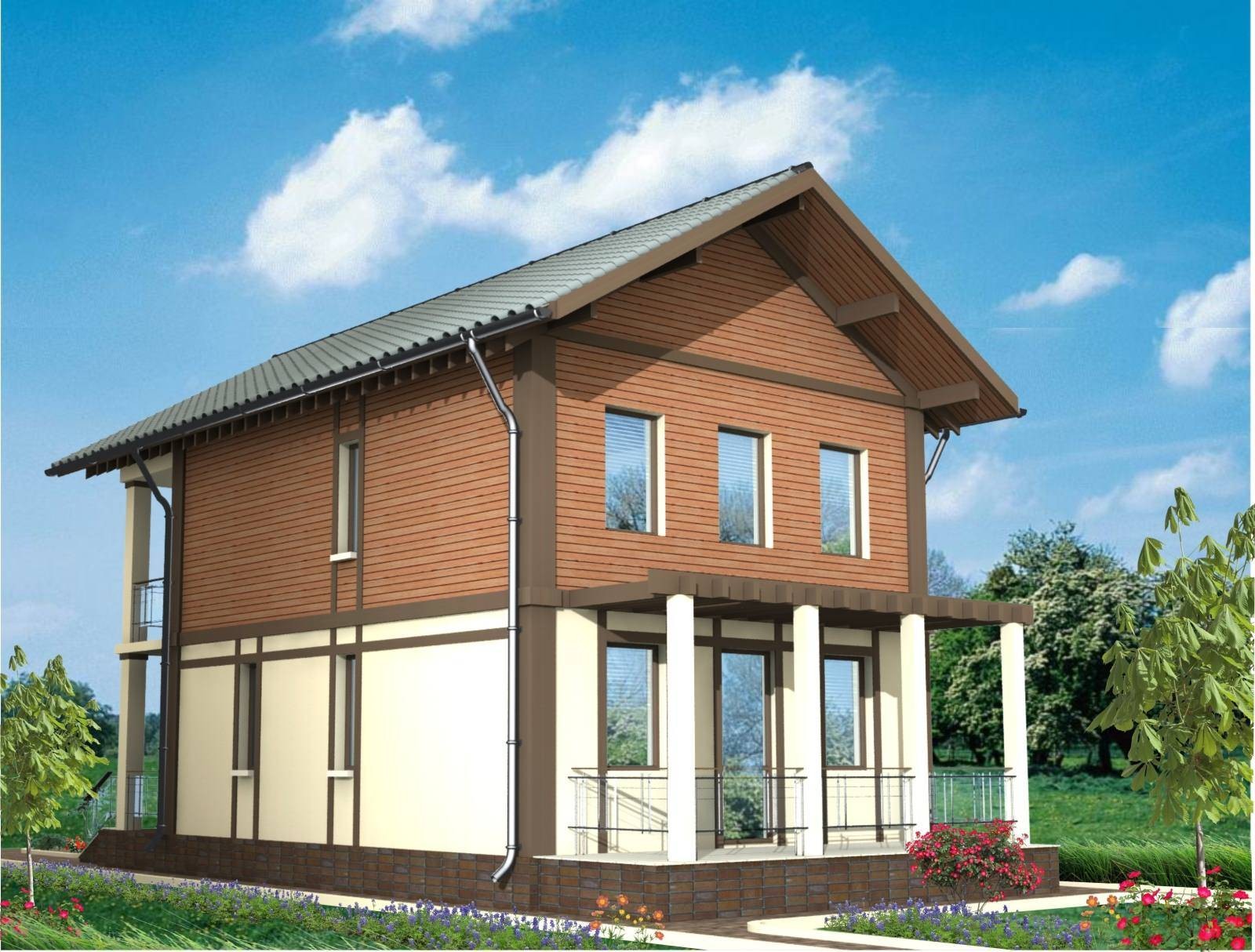 Стоимость строительства двухскатного каркасного дома: что влияет на цену?